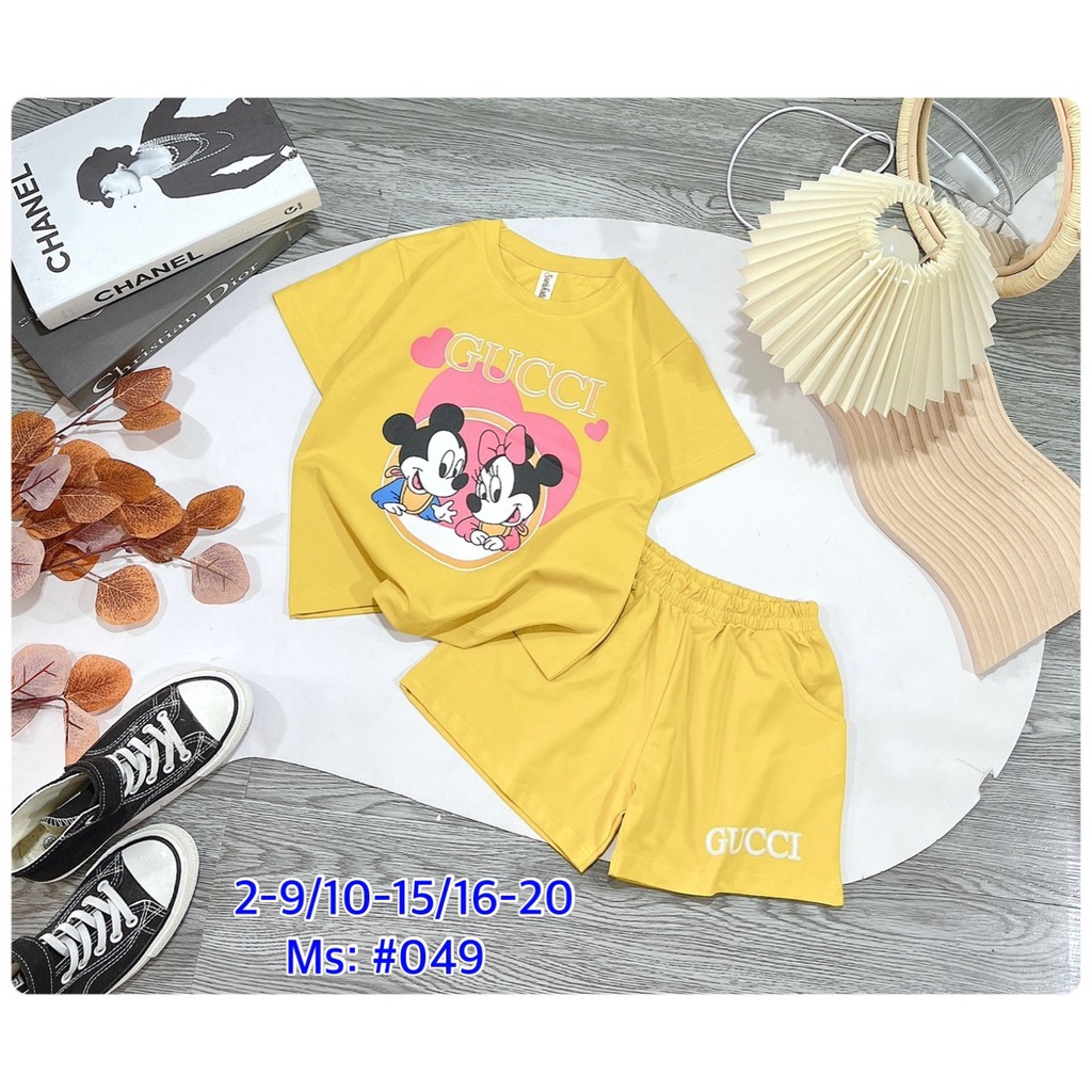 bộ đùi bé gái mickey xinh