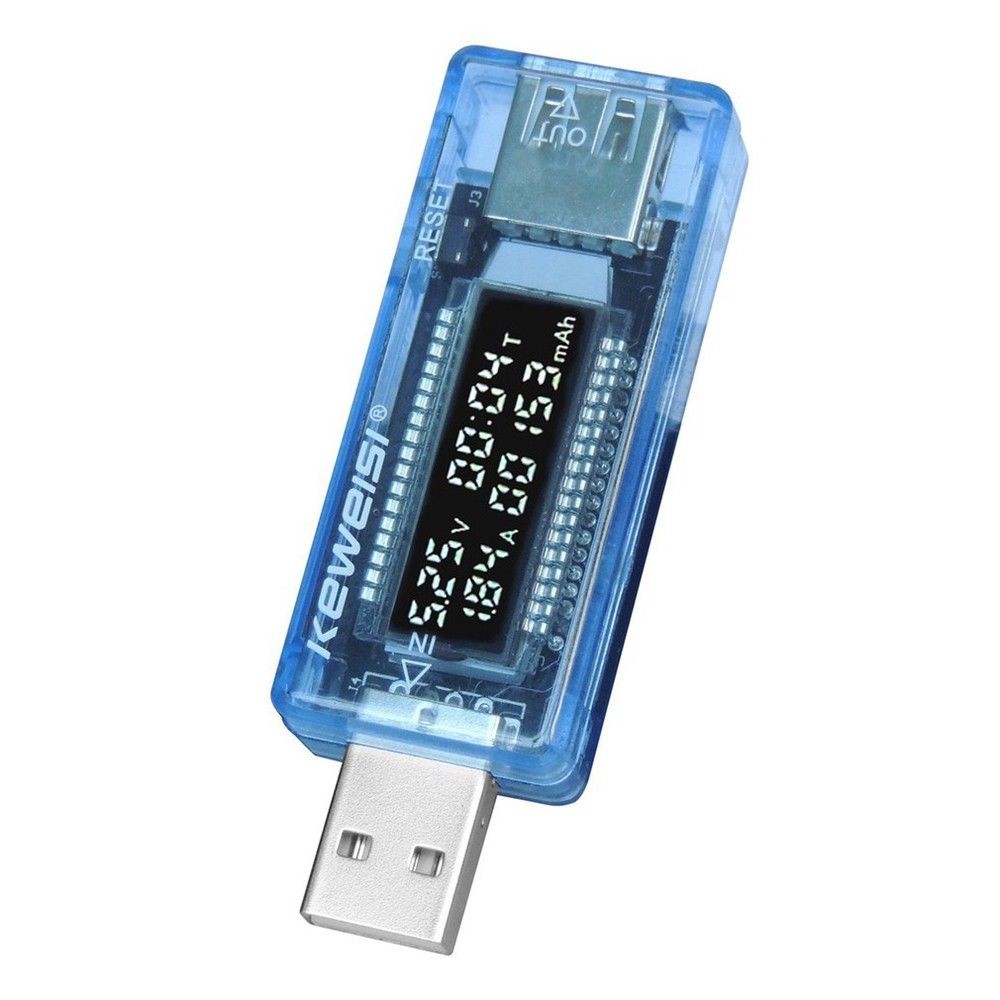 USB TESTER KWS V-20 | Đo Dung Lượng Pin 18650 | Điện Áp Dòng Sạc Xả Sạc Dự Phòng
