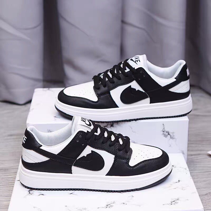 Giày sneaker thể thao NlKE Jordan cổ thấp Đen