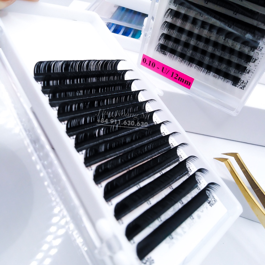 Mi Khay Độ Cong U Dày 0.05- 007- 0.10- 0.12- 0.15_Mi Khay Silk Hàn Dụng cụ nối mi_ Mi fan_Huy Hoàng Mi