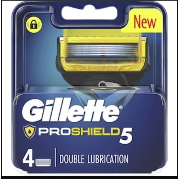Hộp lưỡi dao cạo râu Gillette 5 lưỡi Fusion proshield/  Proglide Proglide power ( mẫu mới)