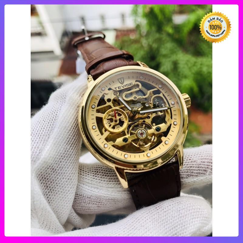 [ Đồng Hồ Cơ ] Đồng hồ nam tevise chính hãng automatic dây da [ Đồng Hồ Nam Cao Cấp] | BigBuy360 - bigbuy360.vn
