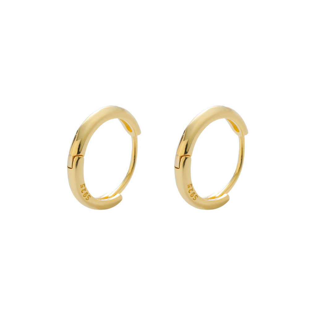 Khuyên Tai Nữ Hình Tròn Thời Trang Hàn Quốc 6mm / 8mm / 10mm / 12mm