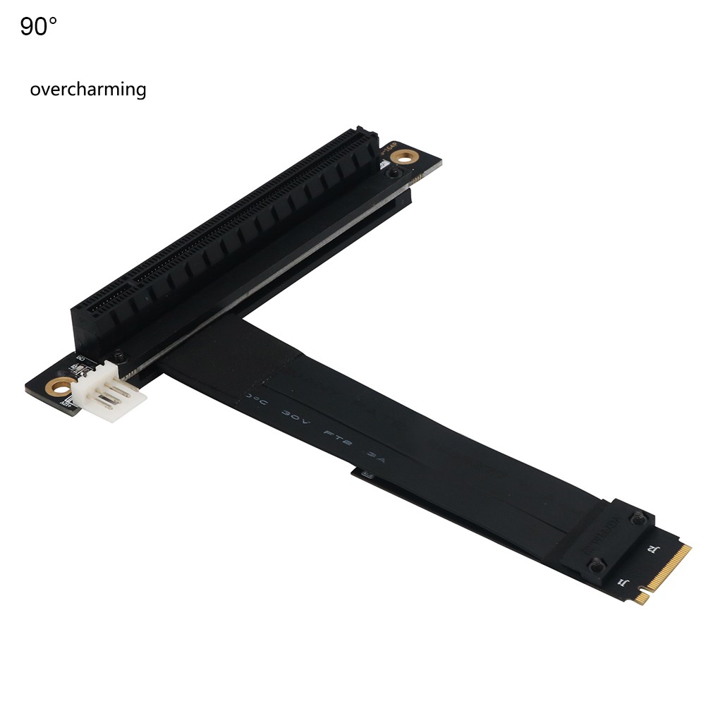 Đầu Chuyển Đổi Mở Rộng M.2 Ngff Sang 90 / 180 Độ Pci-E 3.0 X16