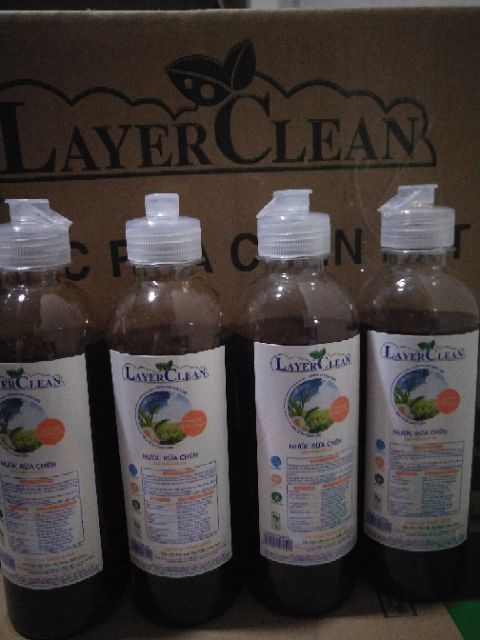 Nước rửa chén bát hữu cơ Layer Clean 300ml