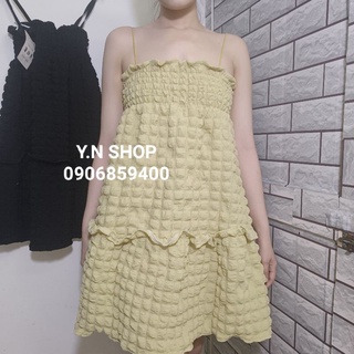 [Ảnh thật] Đầm xốp 2 dây Babydoll