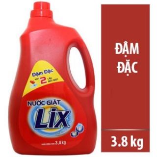 Nước giặt lix đậm đặc 3.8kg