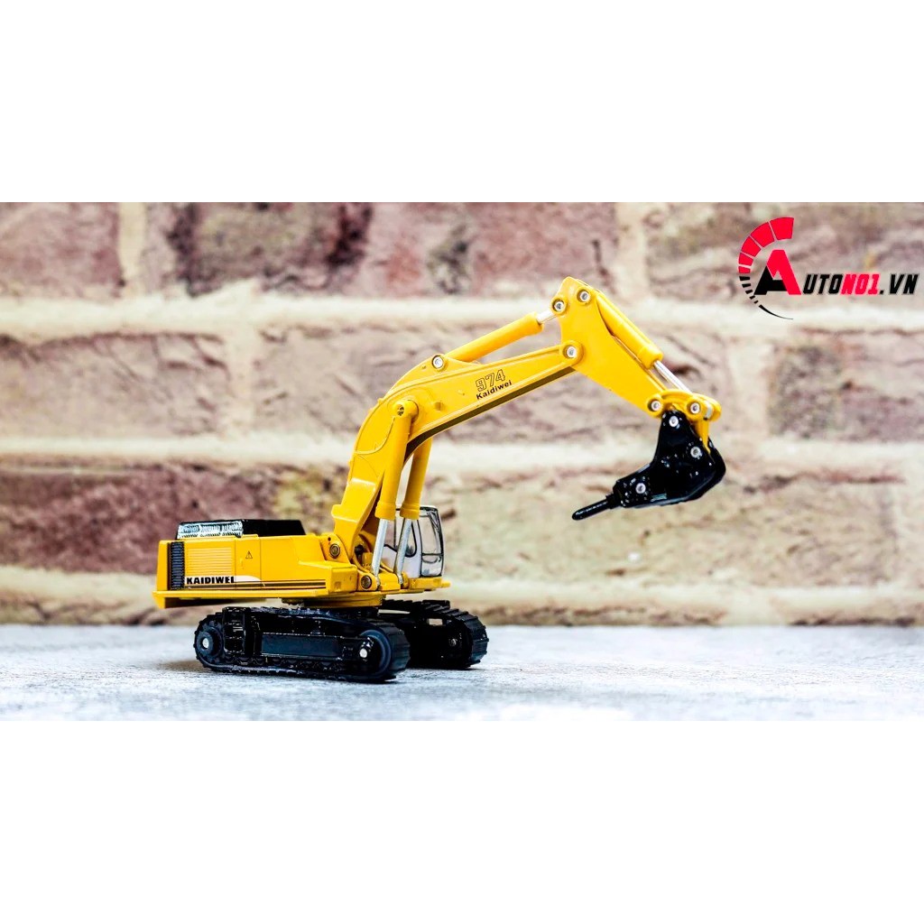 Mô hình xe phá, nghiền bê tông 1:87 kaidiwei 1389 công trình
