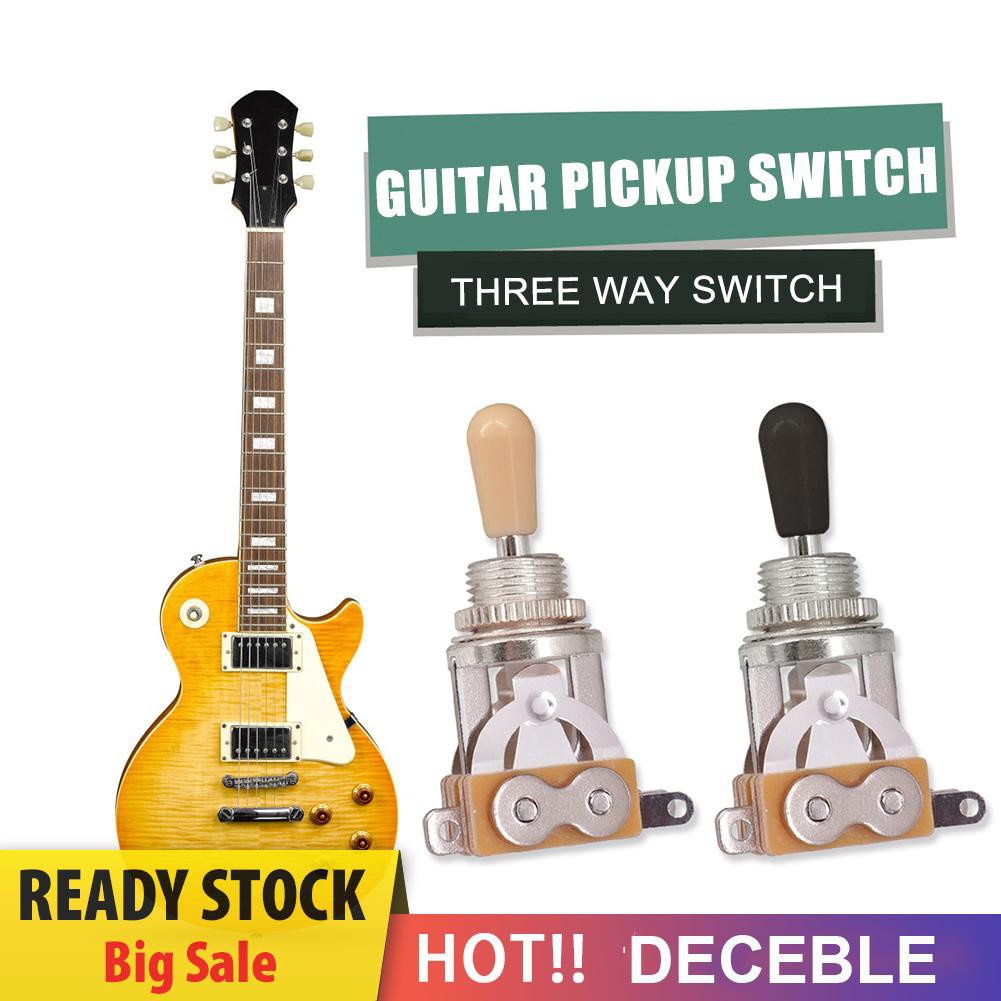 Deceble 3 Way Guitar Selector Pickup Toggle Switch with Tip Cap for Guitarra Parts