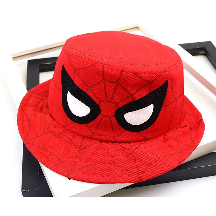 Mũ trẻ em dễ thương Spiderman Mũ trẻ em Mũ che nắng Mũ trẻ em ngoài trời