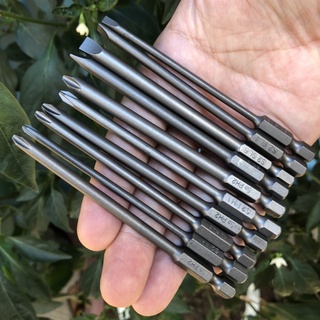 Mũi vít chính hãng cực bền gồm 10 cây có từ tính dài 10cm