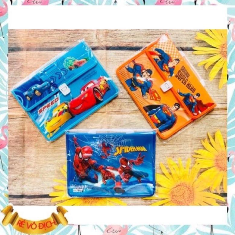 (freeship) Cặp nhựa học thêm, cặp sách học thêm cho bé