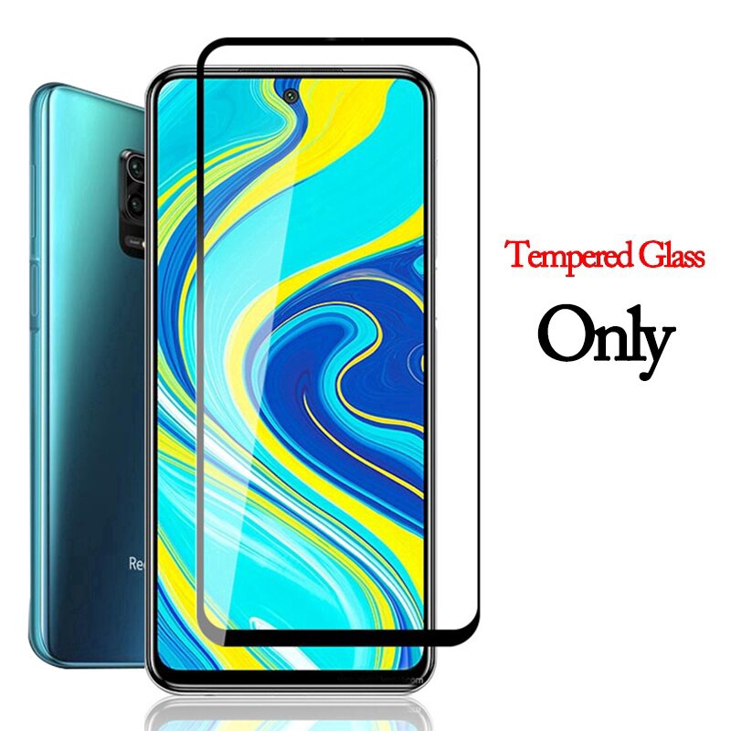 Kính Cường Lực 3 Trong 1 Bảo Vệ Ống Kính Xiaomi Redmi Note 10 Pro 9T 9A 9C Note 9S Note 9 Pro Note 8 Pro Note 7 Pro Mi 9