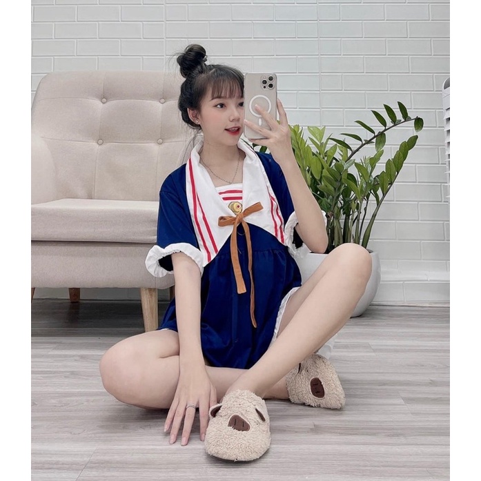 Set thuỷ thủ may cho khách xuất dư