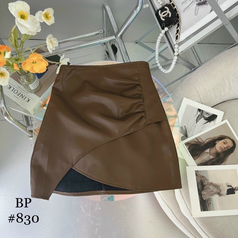 CHÂN VÁY DA CHÉO VẠT DÚM SƯỜN HÀNG QCL1 MS16782