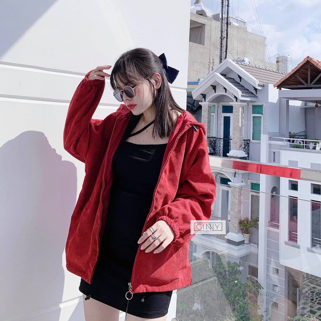 Áo Khoác Nhung Tăm ULZZA 2 Lớp | Áo Khoác Thời Trang Nữ | Form Rộng Freesize | Phong Cách Hàn Quốc | BigBuy360 - bigbuy360.vn