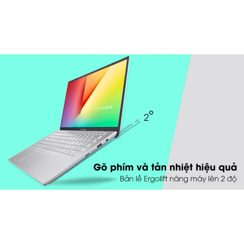Laptop Asus VivoBook A412FA i3-10110U/ 4Gb Ram/ 512Gb SSD/ Intel HD Graphics/ 14.0 inch FHD/ win10 | BigBuy360 - bigbuy360.vn