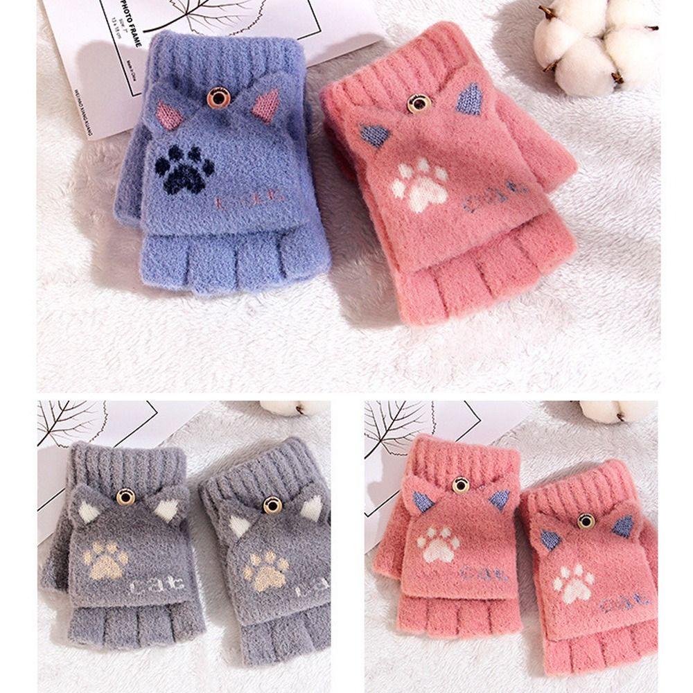 Găng Tay Giữ Ấm Mùa Đông Dày Dặn Có Thể Sử Dụng Màn Hình Cảm