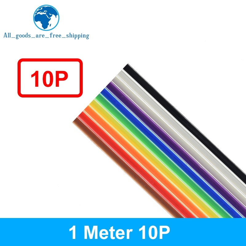 Dây Cáp Ruy Băng Dẹp 1 Mét 10p / 12p / 14p / 16p / 20p / 26p / 34p / 40p / 50p 1.27mm