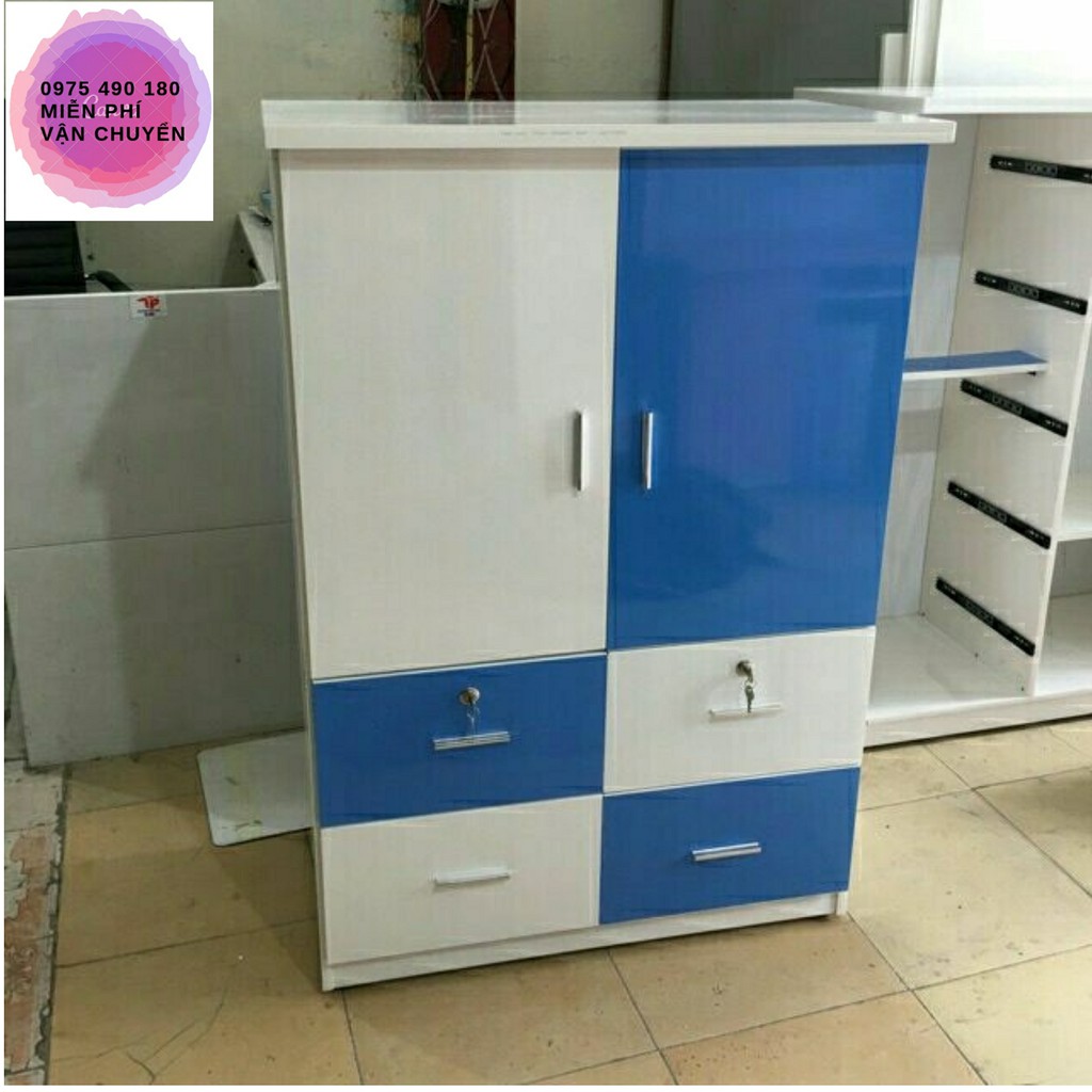 Tủ 2 cánh cao cấp Bn002.1 tủ cho bé cao 1m25 | BigBuy360 - bigbuy360.vn