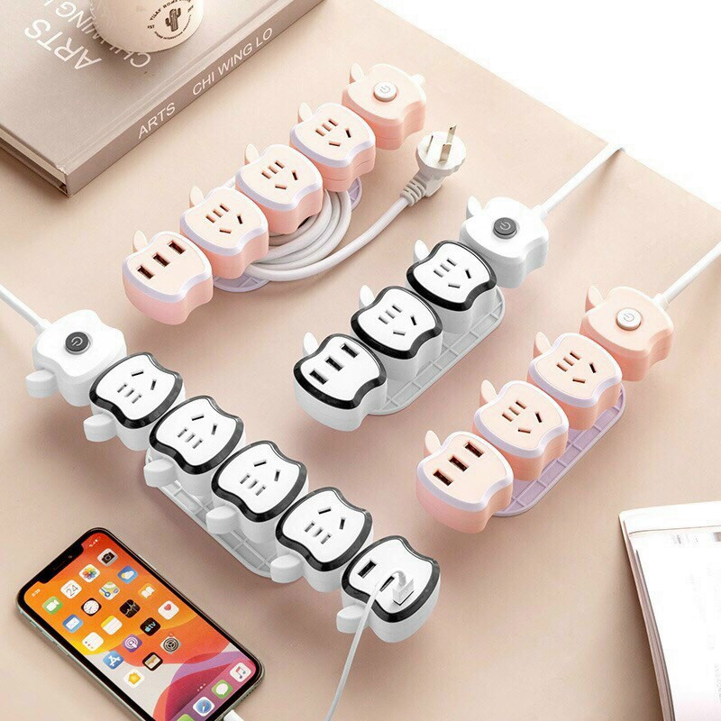 Ổ Điện Quả Táo Đa Năng Kèm Cổng USB Mẫu Mới Nhất Xinh Xắn