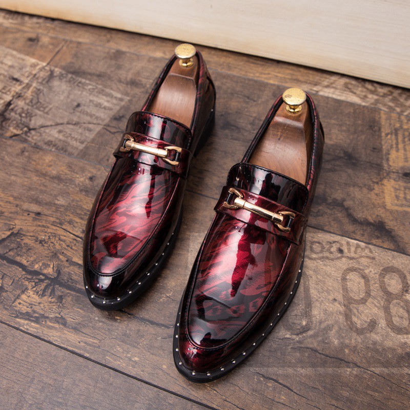 Elegant luxury men's leather shoes