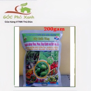Phân bón NPK 20-20-15+TE gói 200gram