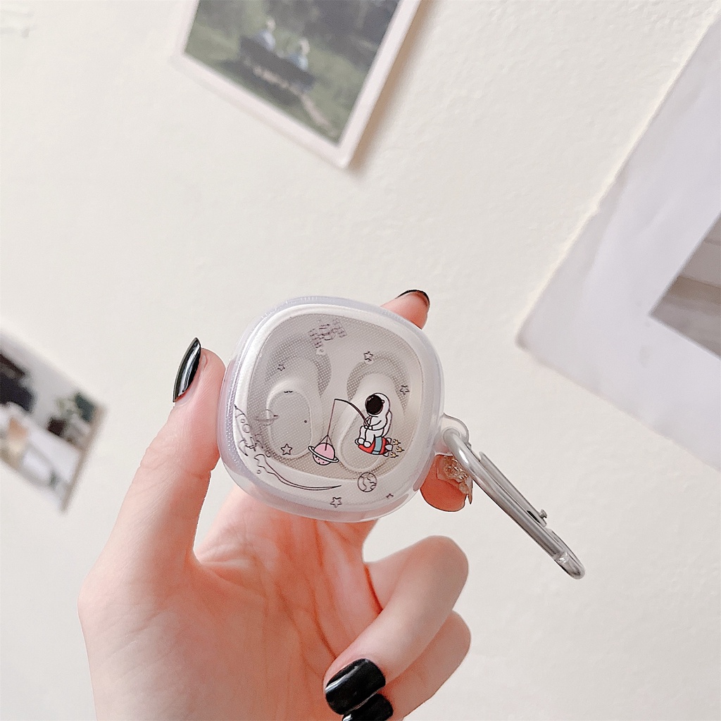 Vỏ TPU Mềm Trong Suốt Bảo Vệ Hộp Sạc Tai Nghe Không Dây Baseus Bowie WM02 TWS