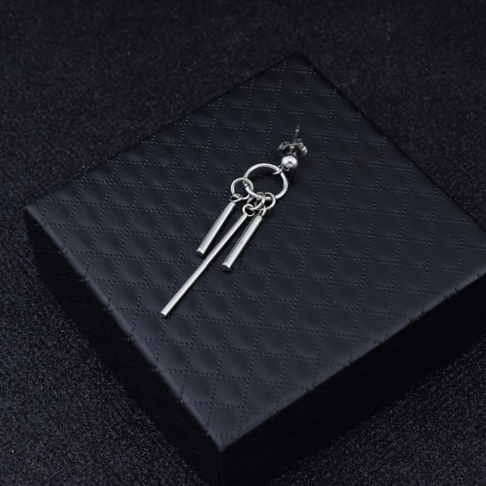 SOMEDAYZL Khuyên Tai Dạng Kẹp Tròn Bằng Thép Không Gỉ Phong Cách Punk Hàn Quốc Mới Cho Nam