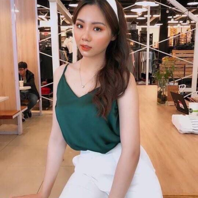 Áo 2 dây lụa