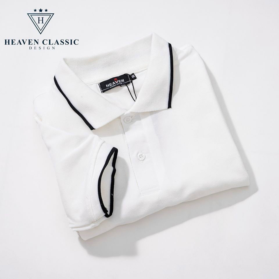 Áo thun nam cộc tay, Áo phông polo có viền cao cấp phù hợp cả nam và nữ phối viền dày dặn | Thời trang nam nữ | BigBuy360 - bigbuy360.vn