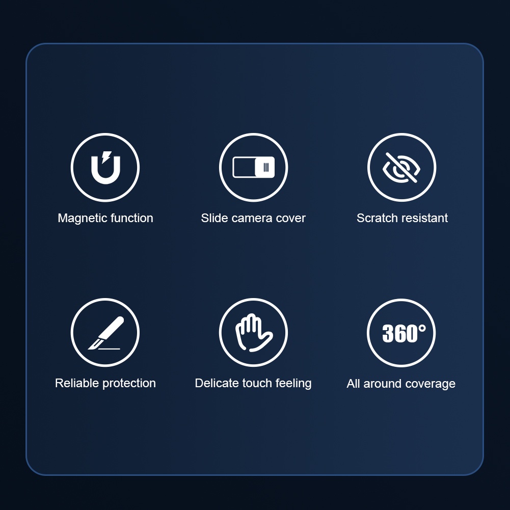 Ốp Điện Thoại Nillkin Bằng TPU + PC Chống Sốc Có Nắp Trượt Bảo Vệ Camera Cho iPhone 14