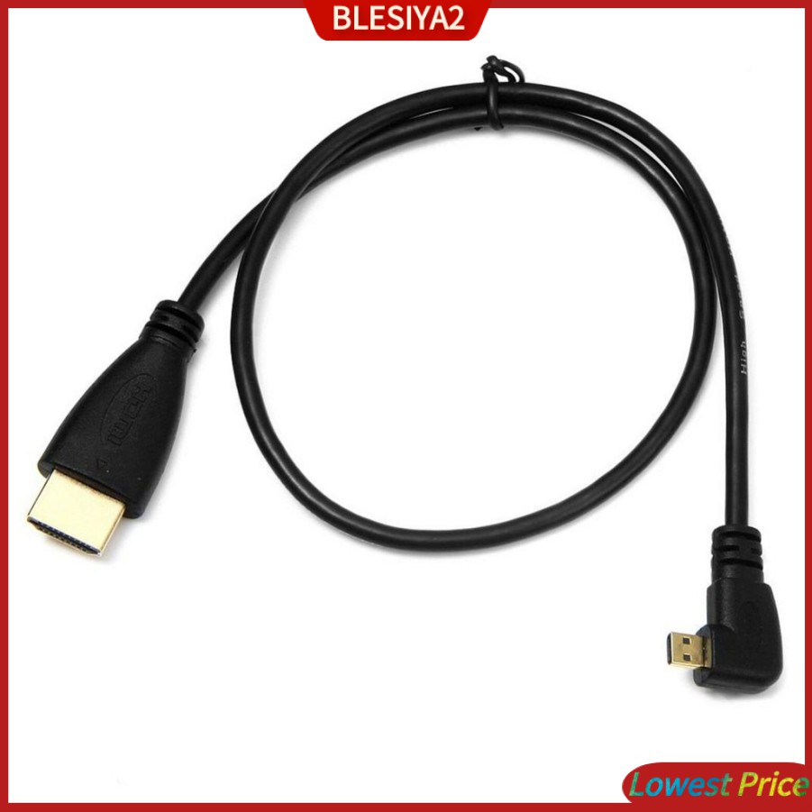 (Hàng Mới Về) Cáp Chuyển Đổi Tốc Độ Cao Từ Micro Hdmi Male Sang Hdmi Male Chất Lượng Cao