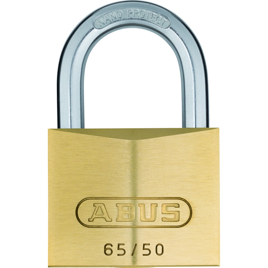 Ổ khóa ABUS 65/50 chìa răng cưa thân đồng