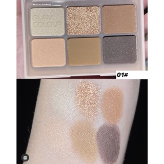 [GLAM COLOUR] Bảng mắt 6 ô Glam Colour (GC123)