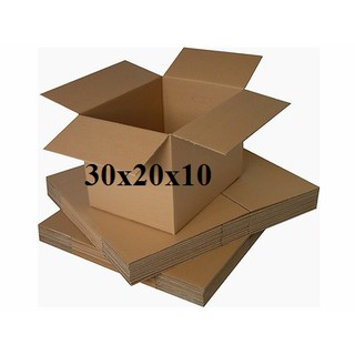 30x20x10 cm -Combo 50 Thùng hộp carton đóng hàng cứng cáp