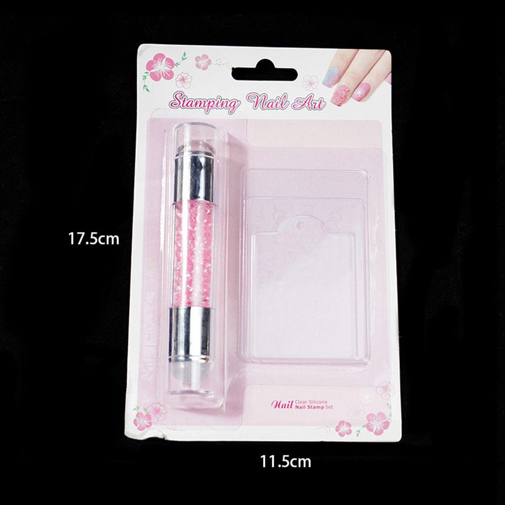 MOCHO Con Dấu Silicone Hai Đầu Trang Trí Móng Nghệ Thuật