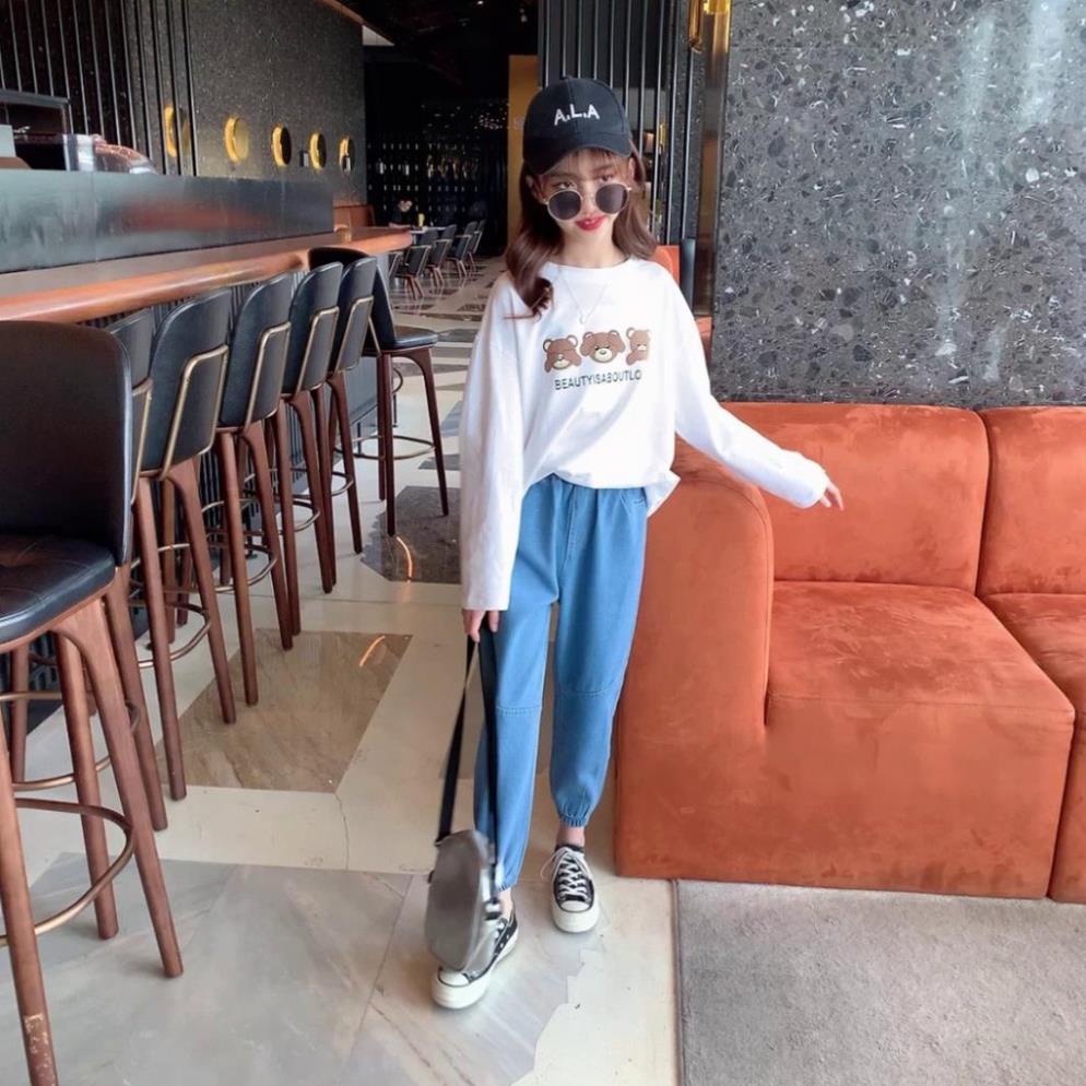 Quần jean size đại cho bé gái 9 tuổi (3-15 tuổi) ✨✨ Quần bò bé gái lớn 20kg 25kg 30kg 35kg 40kg 45kg 50kg