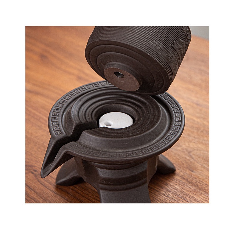 Bộ Ấm Chén Tử Sa Nghi Hưng Bán Tự Động Kiểu Cối Xay