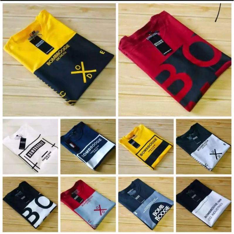 3 Chiếc 100K | Áo Thun Bombogie distro | Áo Sơ Mi Nam Mát Mẻ | Áo Sơ Mi Phân Phối Nam | Áo Thun Bandung |