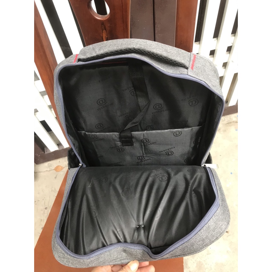 Balo Laptop, Cặp Đựng Máy Tính Cá Nhân Kích Thước 15.6 inch Dày Đẹp Và Chống Sốc Giá Rẻ ( XÁM THƯỜNG)
