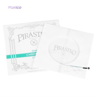 ♣MA♣Chrome Steel Pirastro Tonica Violin Strings  4/4 Violin Accessory 4pcs/set