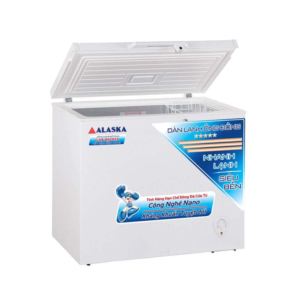 Tủ đông Alaska BD-300C - Chính hãng - Bảo hành 24 tháng - Mới 100%