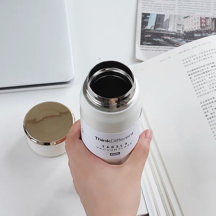 Bình giữ nhiệt CLASSIC thể tích 450ML giữ nóng/lạnh trên 8 tiếng có quai xác tiện dụng, thời trang  BN36