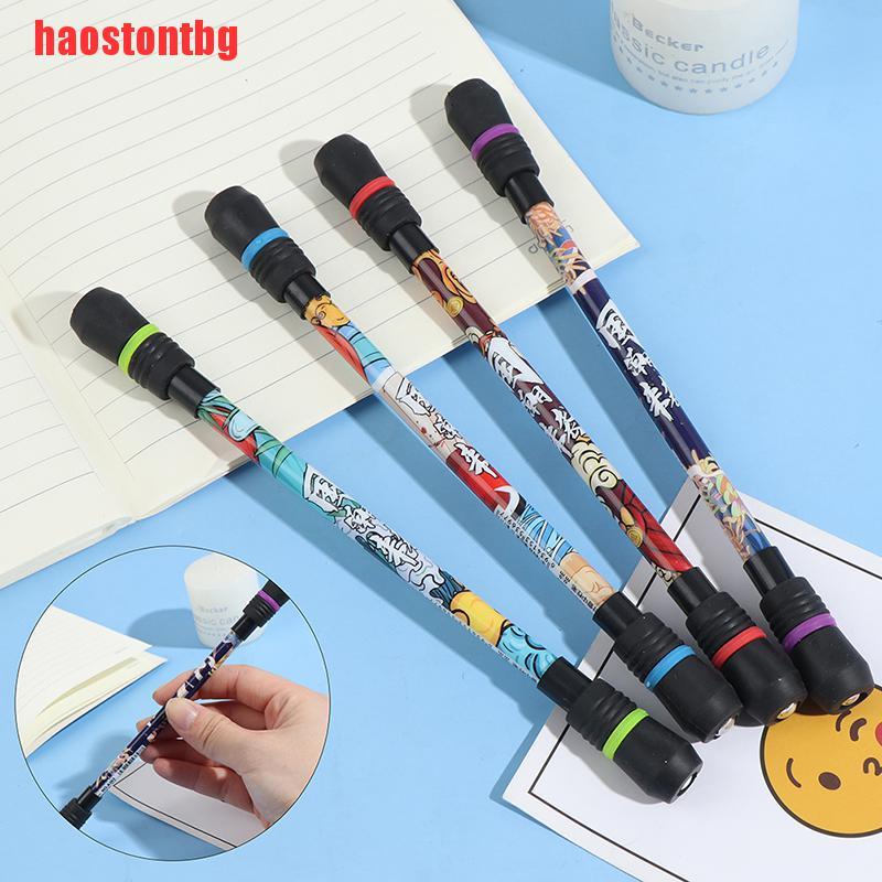 [haostontbg]Twirling Spinning Pen Rolling Gel Pen Finger Playing Pen School Office Supply