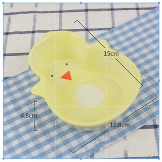 Com bo Bát sứ ăn dặm cho bé kiểu Nhật hình gấu thỏ trái cây dễ thương vui nhộn AD02 [DHA]