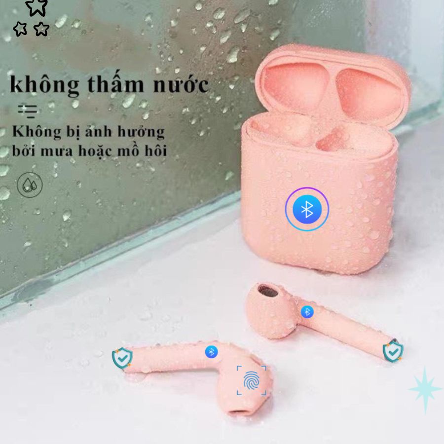 Tai Nghe Bluetooth Không Dây j12 TWS 5.0 Có Micro Nghe Gọi Cảm Ứng Chạm Chơi Game Giảm Tiếng Ồn J12_Mau - Podos_official