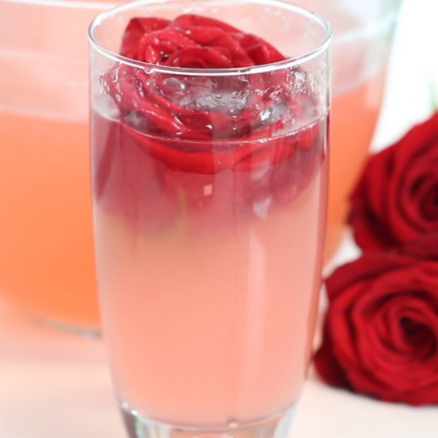 Siro Giffard hoa hồng chai 1 lít. Hàng công ty có sẵn giao ngay