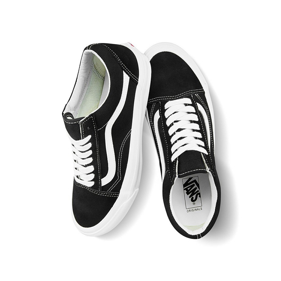 Giày Sneaker [REAL] Vans-Old-Skool-Vault-LX-Black | BigBuy360 - bigbuy360.vn
