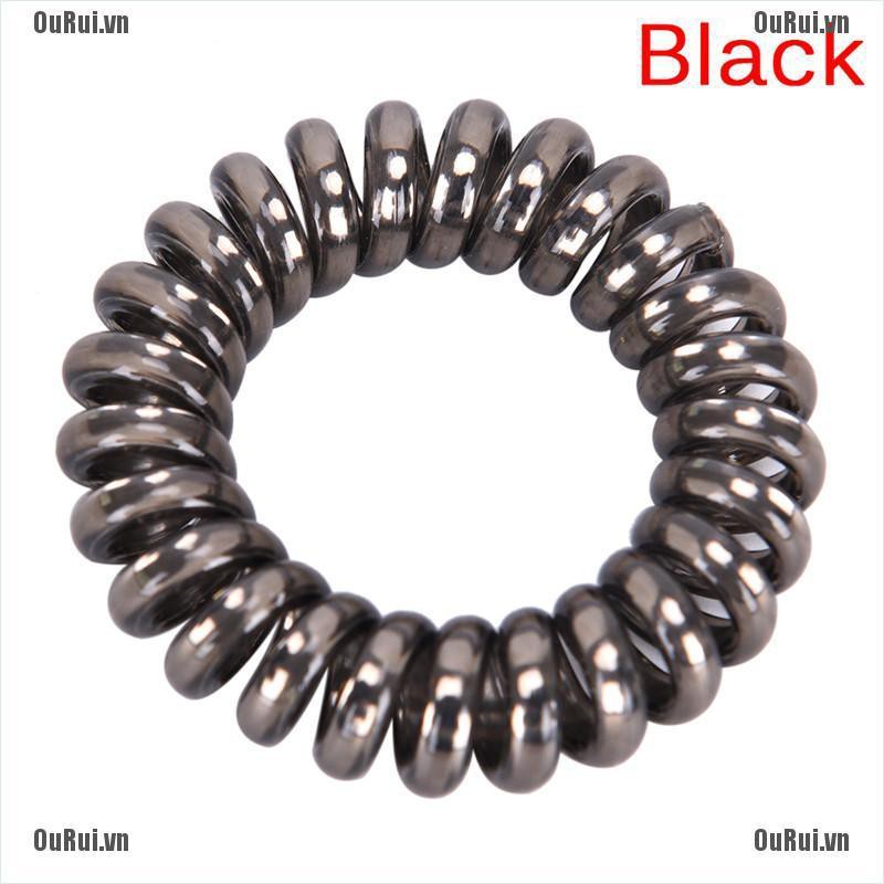 Set 1 / 5 Dây Buộc Tóc Cao Su Bện Dây Điện Thoại